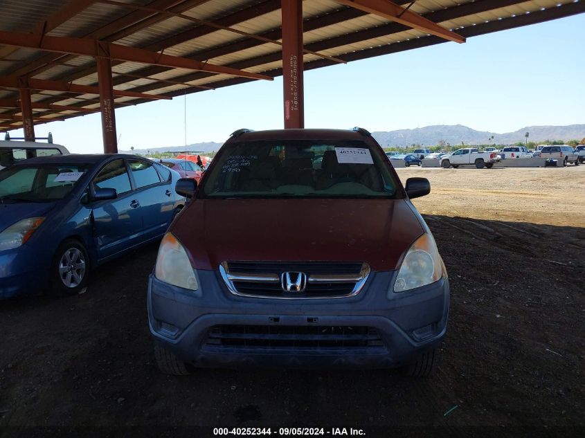 2003 Honda Cr-V Lx VIN: JHLRD68433C016950 Lot: 40252344