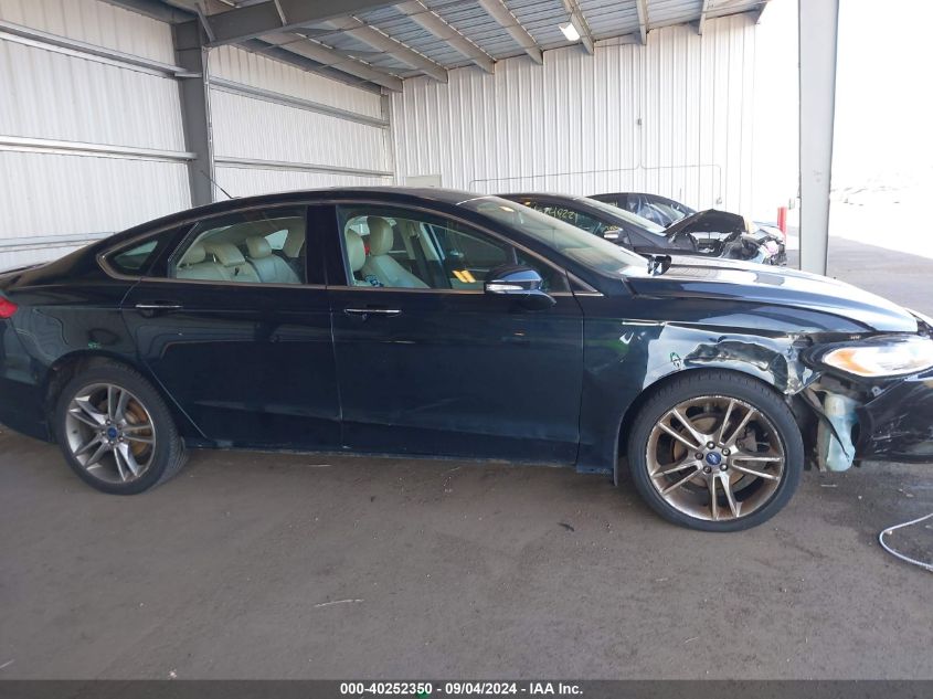 2014 Ford Fusion Titanium VIN: 3FA6P0K97ER328482 Lot: 40252350