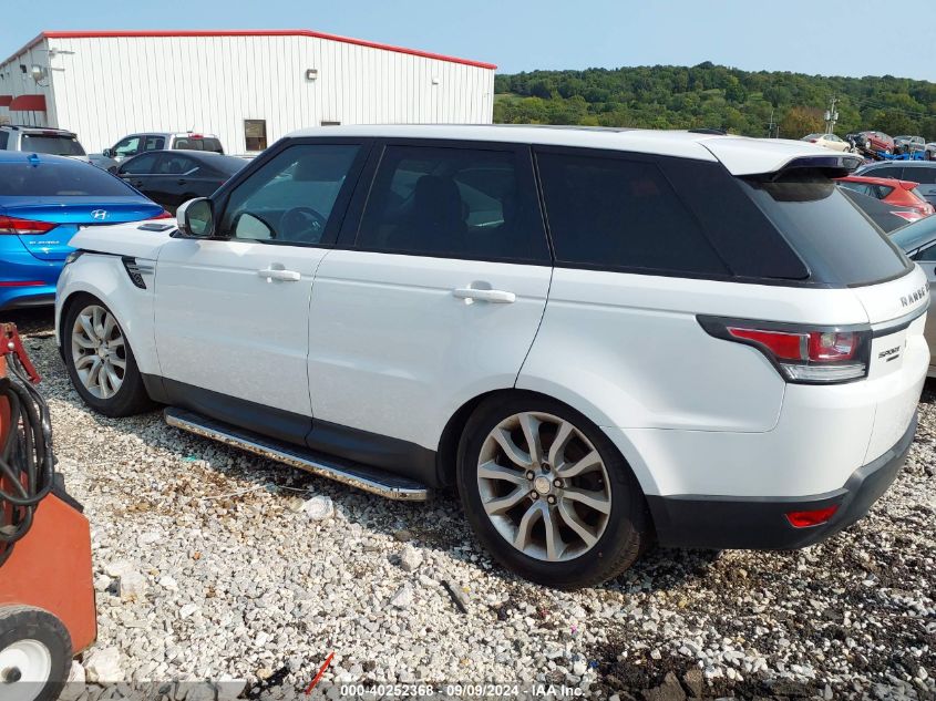 2014 Land Rover Range Rover Sport 3.0L V6 Supercharged Hse VIN: SALWR2WF4EA358087 Lot: 40252368