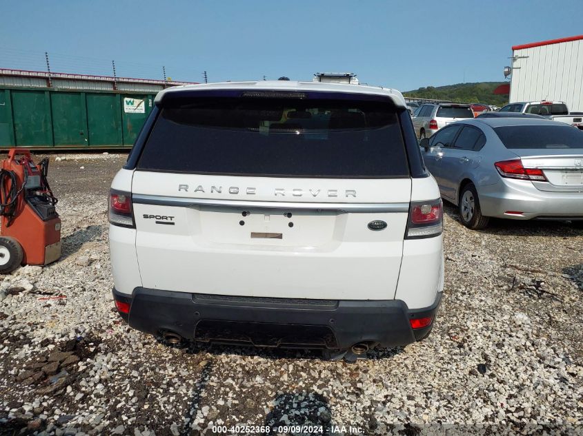 2014 Land Rover Range Rover Sport 3.0L V6 Supercharged Hse VIN: SALWR2WF4EA358087 Lot: 40252368