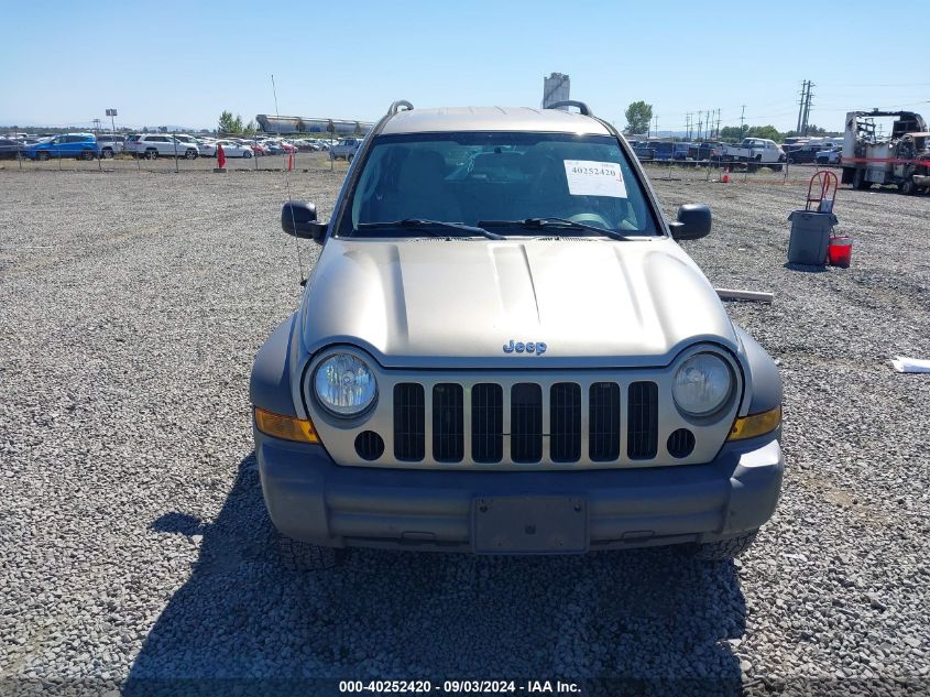 2006 Jeep Liberty Sport VIN: 1J4GL48K66W260809 Lot: 40252420