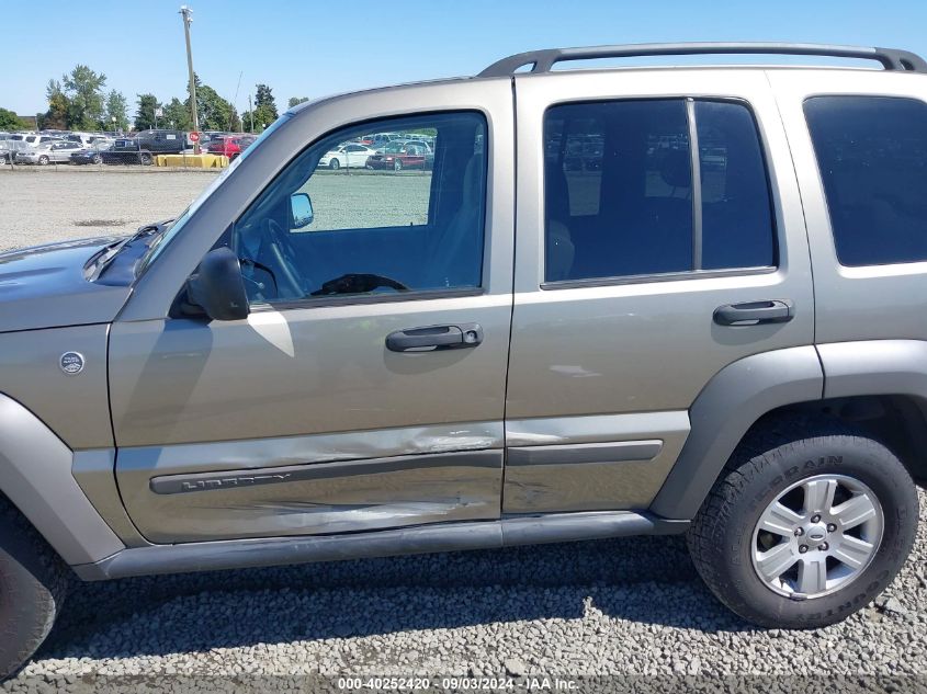 2006 Jeep Liberty Sport VIN: 1J4GL48K66W260809 Lot: 40252420