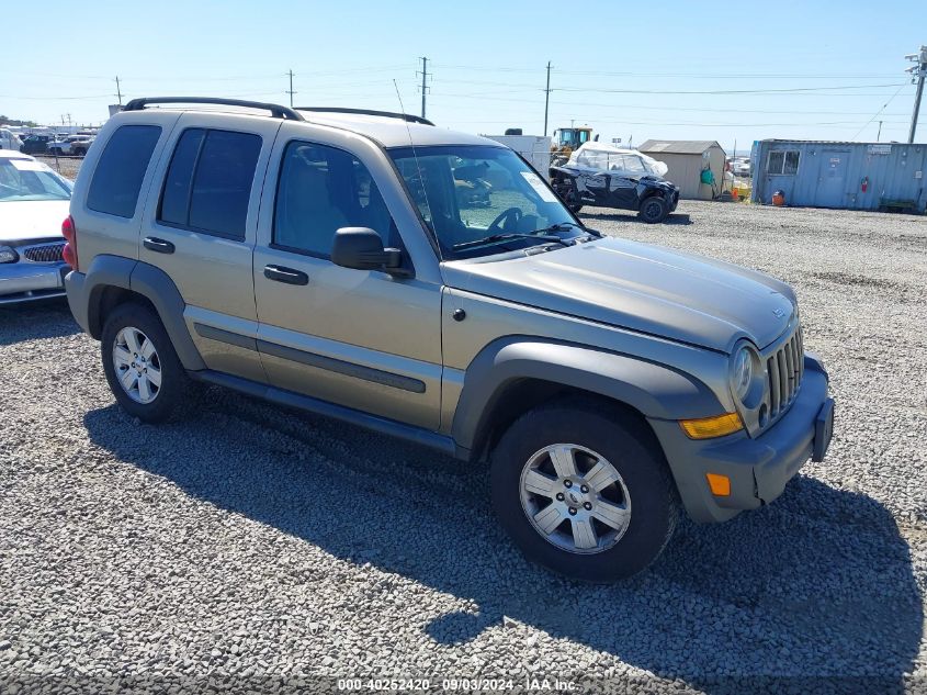 2006 Jeep Liberty Sport VIN: 1J4GL48K66W260809 Lot: 40252420