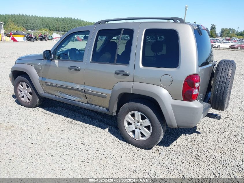 2006 Jeep Liberty Sport VIN: 1J4GL48K66W260809 Lot: 40252420