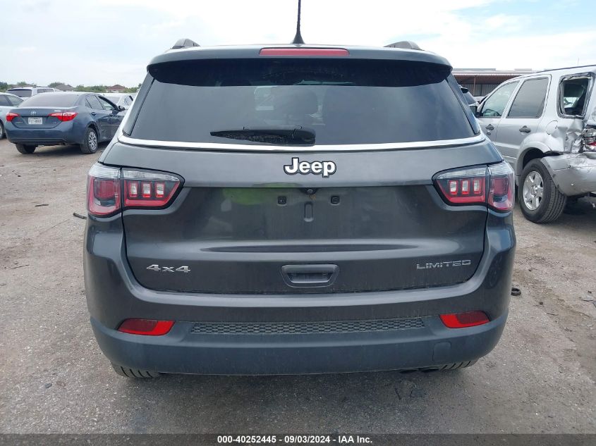 2018 Jeep Compass Limited 4X4 VIN: 3C4NJDCBXJT252284 Lot: 40252445