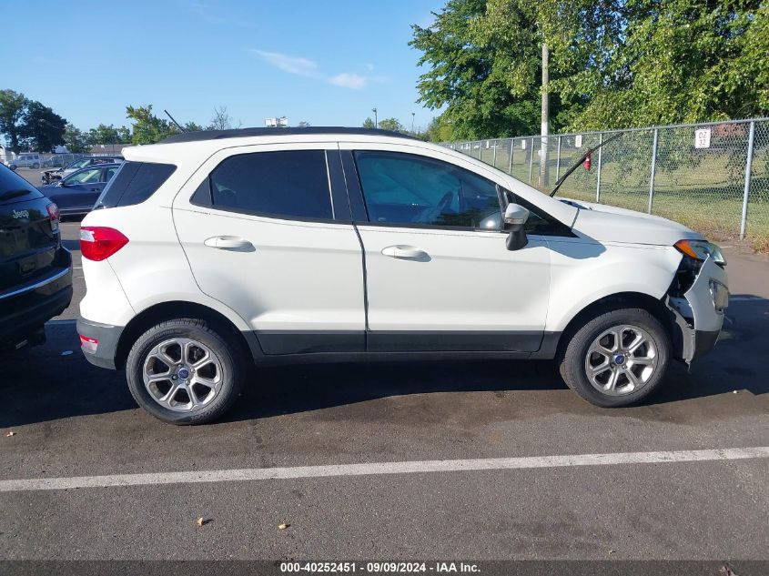 2019 Ford Ecosport Se VIN: MAJ6S3GL2KC282638 Lot: 40252451