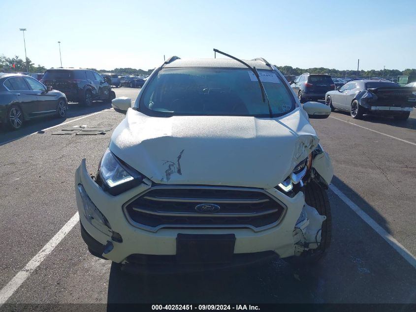 2019 Ford Ecosport Se VIN: MAJ6S3GL2KC282638 Lot: 40252451