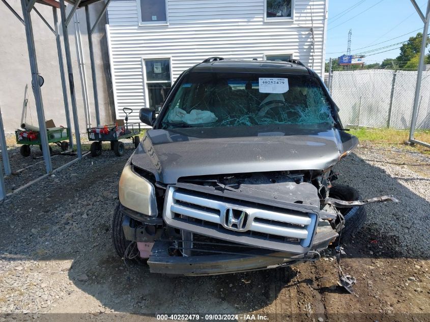 2007 Honda Pilot Ex-L VIN: 5FNYF18667B026971 Lot: 40252479