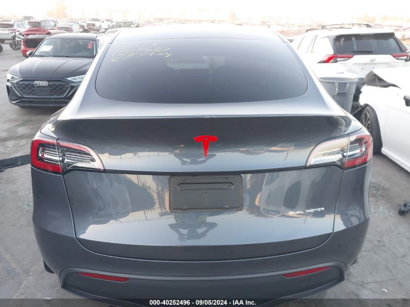 2023 TESLA MODEL Y AWD/LONG RANGE DUAL MOTOR ALL-WHEEL DRIVE - 7SAYGDEE1PA074887