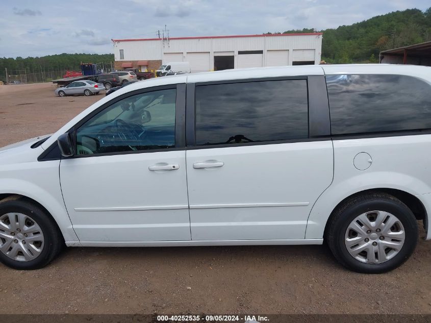 2014 Dodge Grand Caravan Se VIN: 2C4RDGBG1ER130249 Lot: 40252535