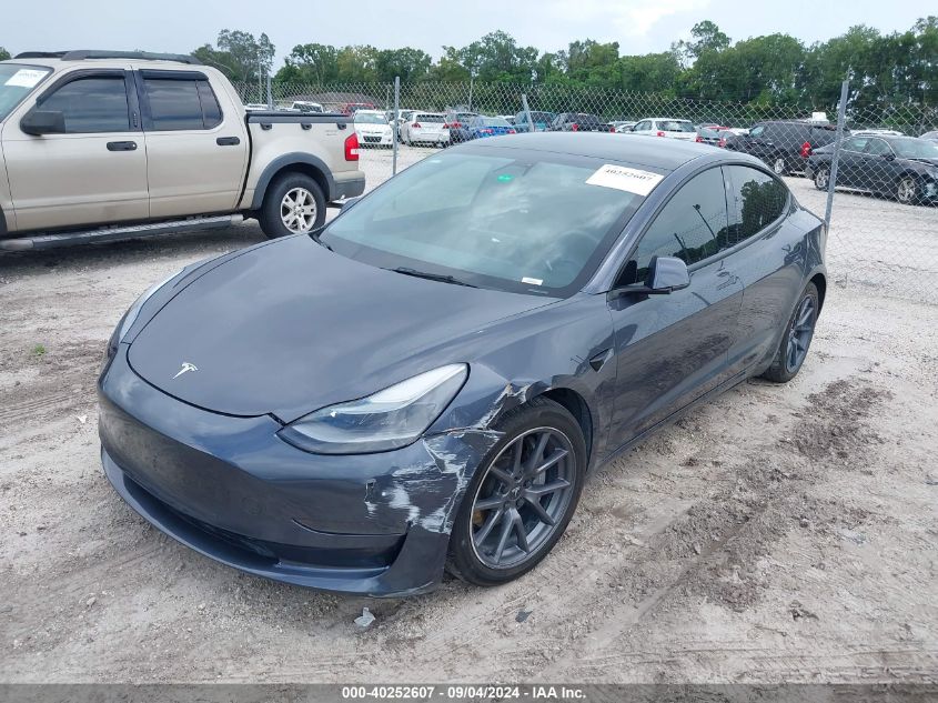 5YJ3E1EA7MF096304 2021 TESLA MODEL 3 - Image 2