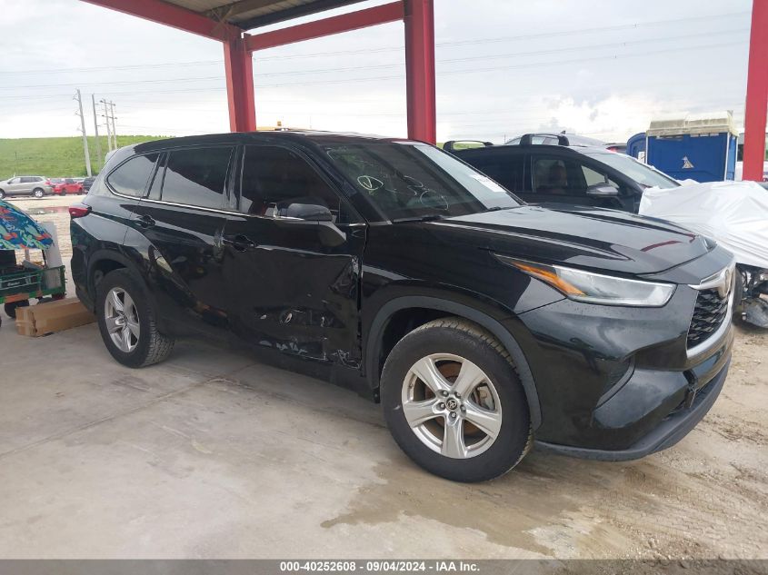 2021 Toyota Highlander L VIN: 5TDCZRAH9MS536072 Lot: 40252608