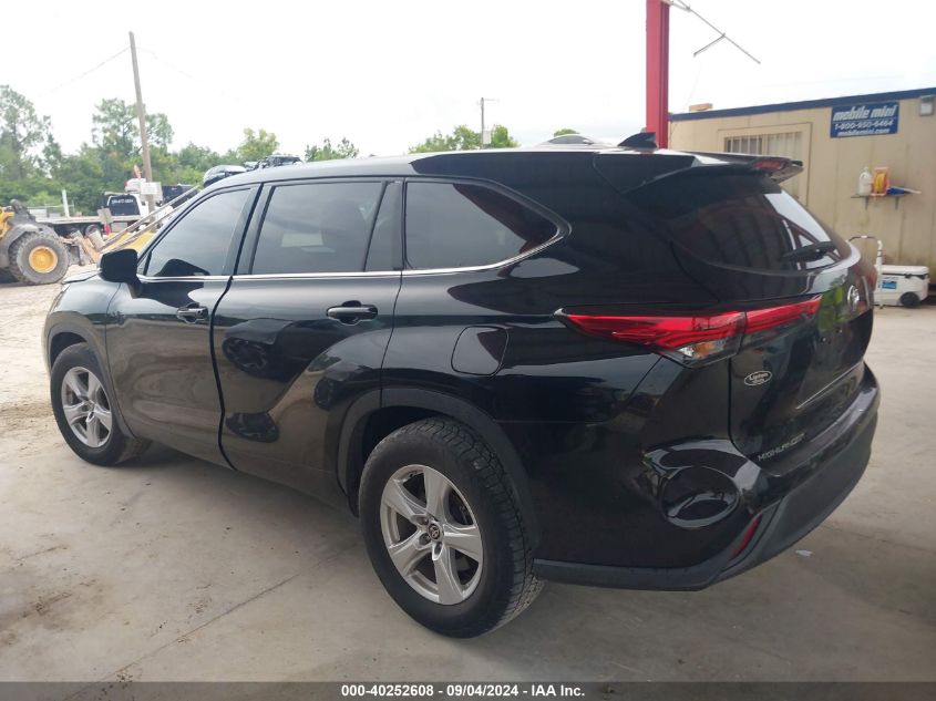 2021 Toyota Highlander L VIN: 5TDCZRAH9MS536072 Lot: 40252608