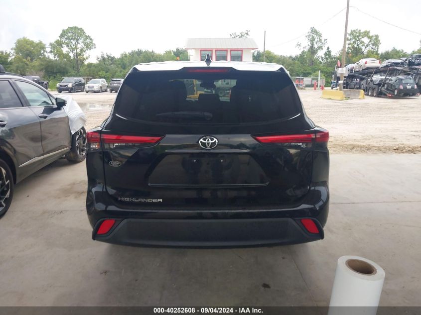 2021 Toyota Highlander L VIN: 5TDCZRAH9MS536072 Lot: 40252608