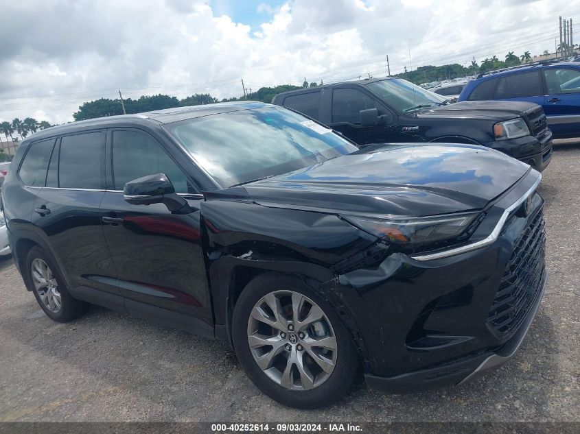 2024 Toyota Grand Highlander Limited VIN: 5TDAAAB50RS055235 Lot: 40252614