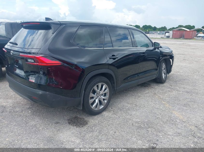 2024 Toyota Grand Highlander Limited VIN: 5TDAAAB50RS055235 Lot: 40252614