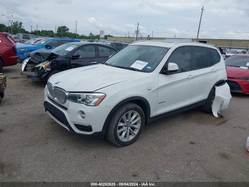 VIN 5UXWZ7C30H0V88538 2017 BMW X3, Sdrive28I no.2