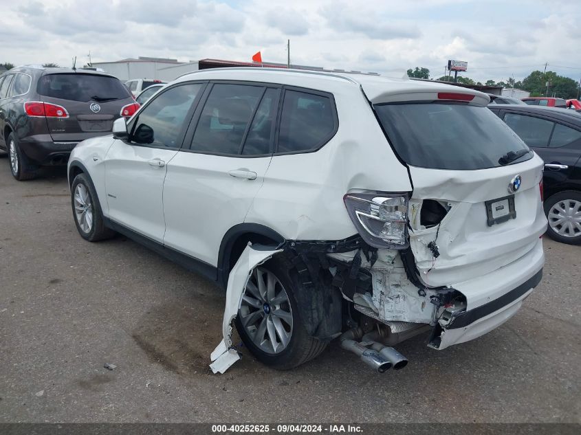 2017 BMW X3 SDRIVE28I - 5UXWZ7C30H0V88538