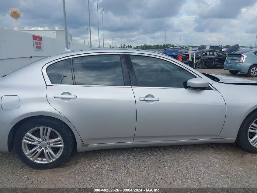 2010 Infiniti G37 Journey VIN: JN1CV6AP4AM203919 Lot: 40252626