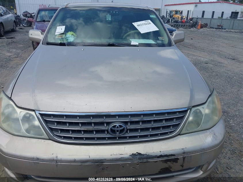 2003 Toyota Avalon Xl VIN: 4T1BF28B63U336740 Lot: 40252628