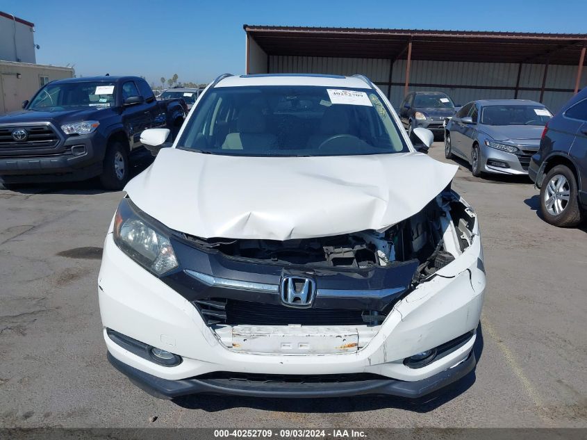 2016 Honda Hr-V Ex-L VIN: 3CZRU5H70GM729417 Lot: 40252709