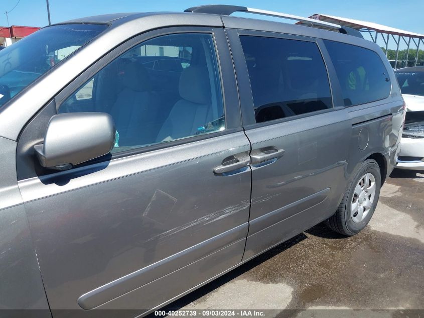 2010 Kia Sedona Lx VIN: KNDMG4C36A6342223 Lot: 40252739