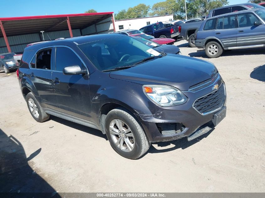 2016 Chevrolet Equinox Ls VIN: 2GNALBEK3G6185090 Lot: 40252774