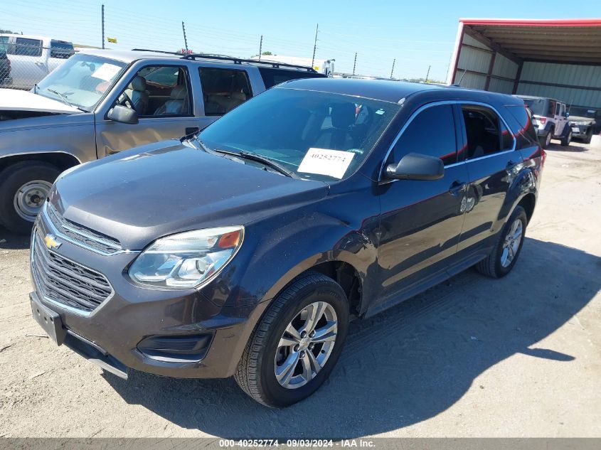 2016 Chevrolet Equinox Ls VIN: 2GNALBEK3G6185090 Lot: 40252774