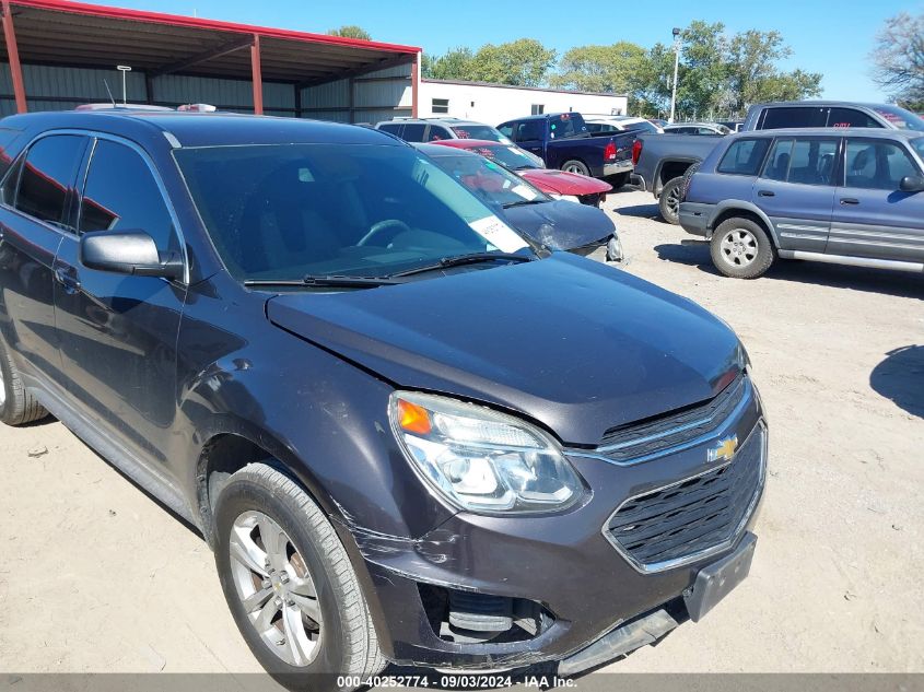 2016 Chevrolet Equinox Ls VIN: 2GNALBEK3G6185090 Lot: 40252774