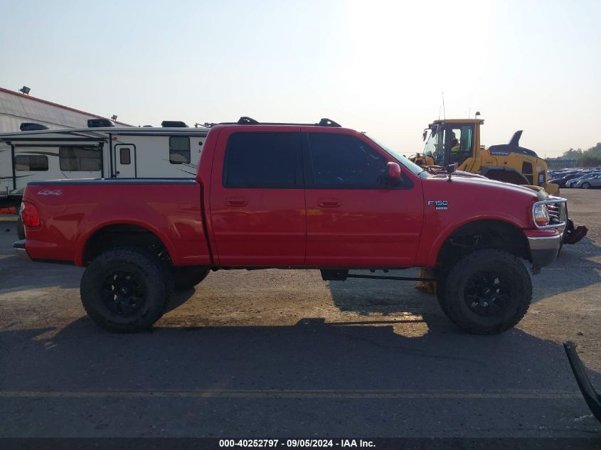 2001 Ford F-150 King Ranch Edition/Lariat/Xlt VIN: 1FTRW08L81KE30420 Lot: 40252797