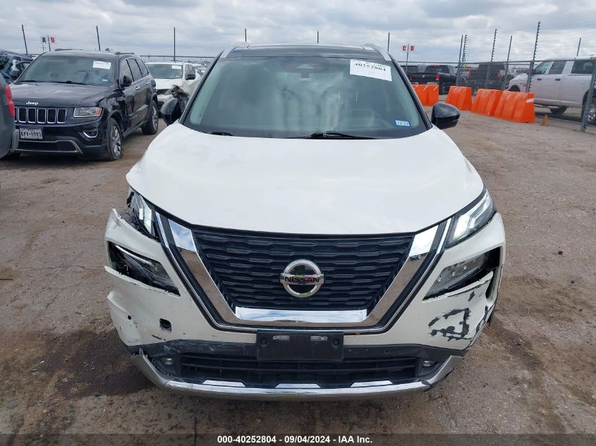 2021 Nissan Rogue Platinum Fwd VIN: JN8AT3DC3MW105799 Lot: 40252804