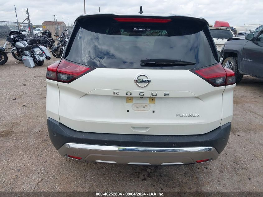 2021 Nissan Rogue Platinum Fwd VIN: JN8AT3DC3MW105799 Lot: 40252804