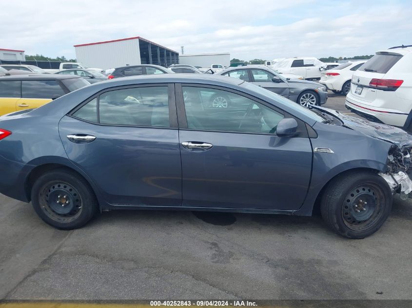 2015 Toyota Corolla L/Le/Le Pls/Prm/S/S Pls VIN: 2T1BURHE4FC296348 Lot: 40252843