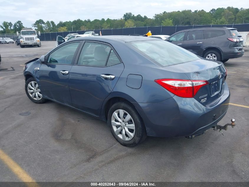 2015 Toyota Corolla L/Le/Le Pls/Prm/S/S Pls VIN: 2T1BURHE4FC296348 Lot: 40252843