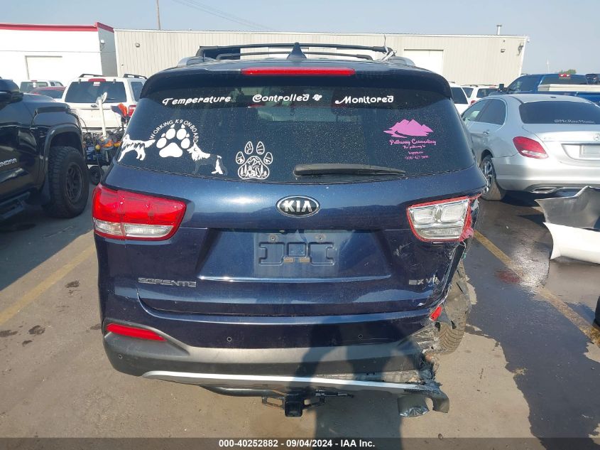 2016 Kia Sorento Ex VIN: 5XYPHDA57GG016130 Lot: 40252882