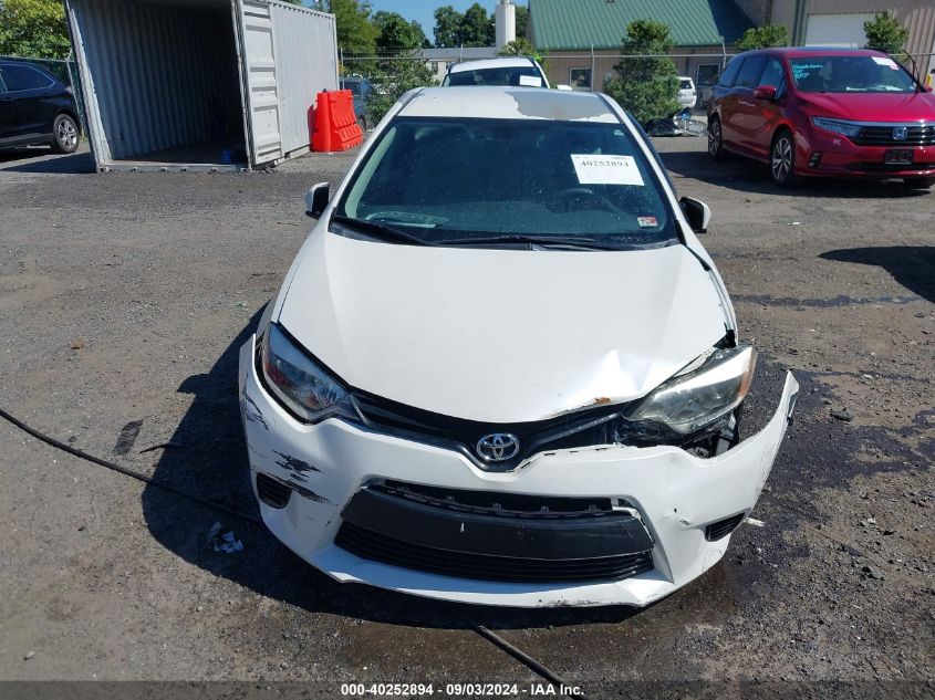 2014 Toyota Corolla Le Eco VIN: 5YFBPRHE9EP050210 Lot: 40252894