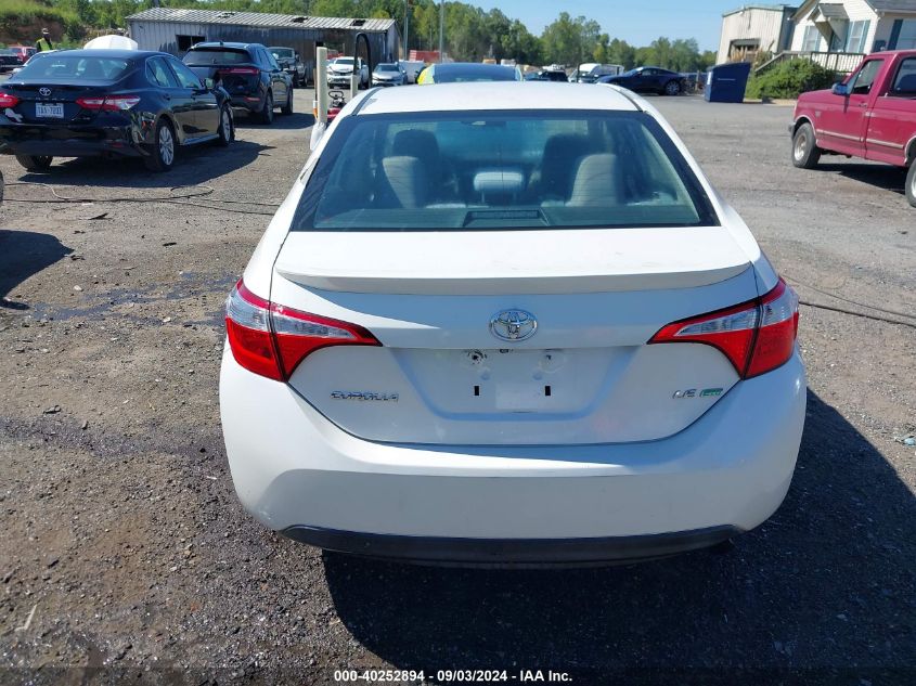 2014 Toyota Corolla Le Eco VIN: 5YFBPRHE9EP050210 Lot: 40252894