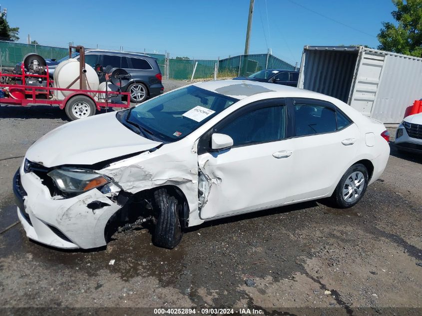 2014 Toyota Corolla Le Eco VIN: 5YFBPRHE9EP050210 Lot: 40252894