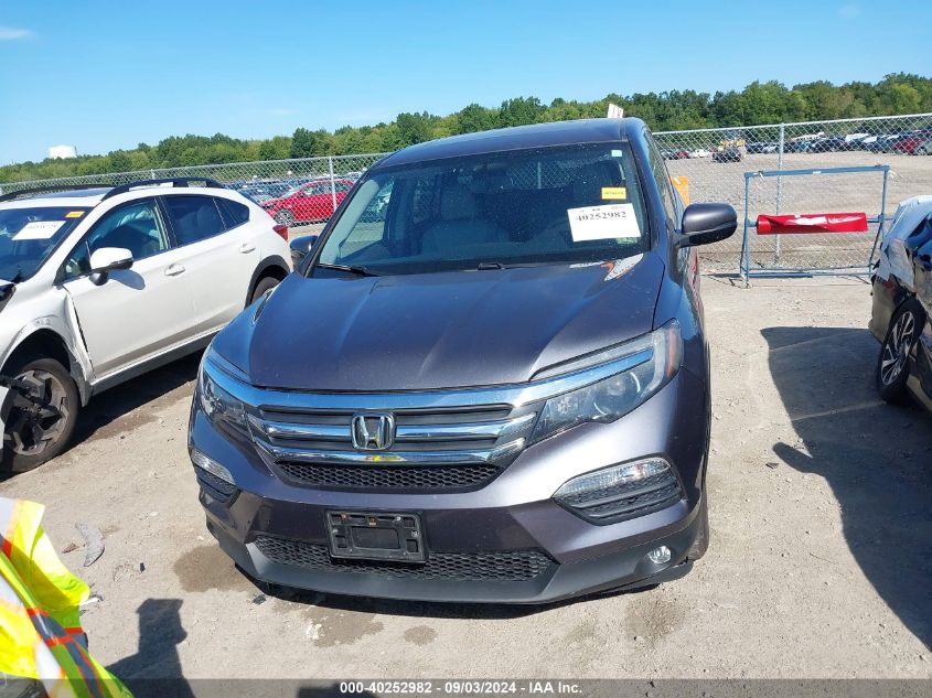 2016 Honda Pilot Ex-L VIN: 5FNYF6H52GB090994 Lot: 40252982