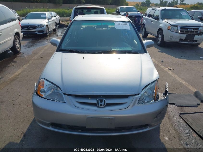 2002 Honda Civic Ex VIN: 2HGES25842H582999 Lot: 40253028