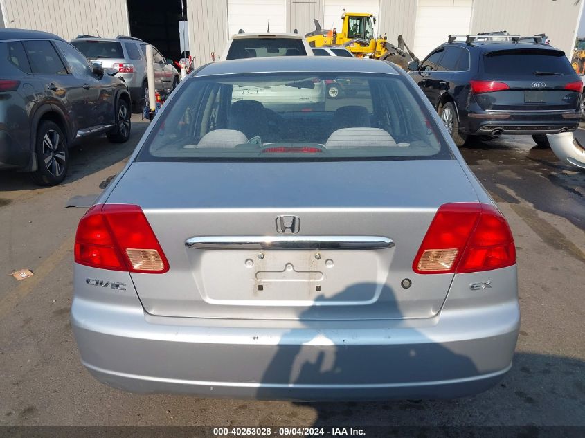 2002 Honda Civic Ex VIN: 2HGES25842H582999 Lot: 40253028