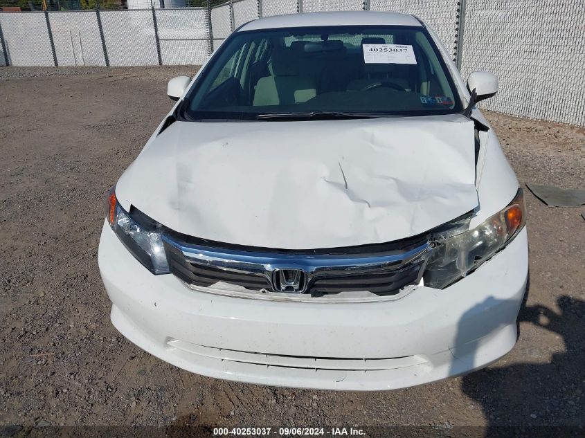 19XFB2F51CE384496 2012 Honda Civic Lx