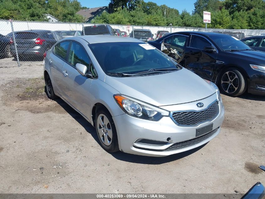 2016 Kia Forte Lx VIN: KNAFK4A61G5573742 Lot: 40253069