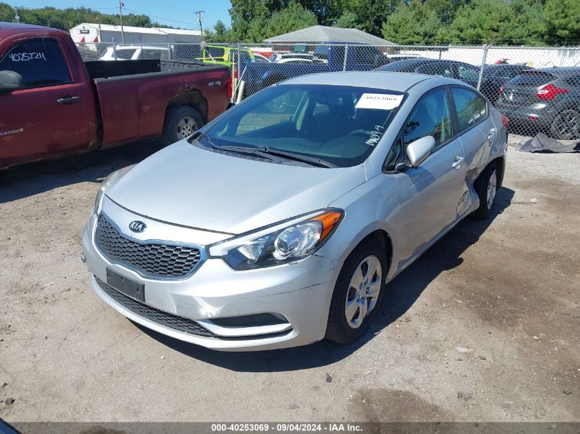 2016 Kia Forte Lx VIN: KNAFK4A61G5573742 Lot: 40253069