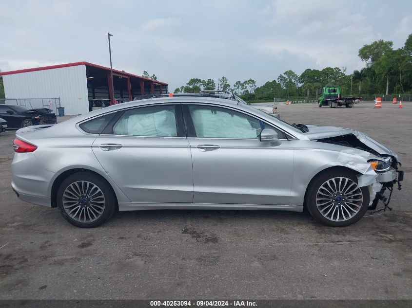 2018 Ford Fusion Titanium VIN: 3FA6P0D91JR132092 Lot: 40253094