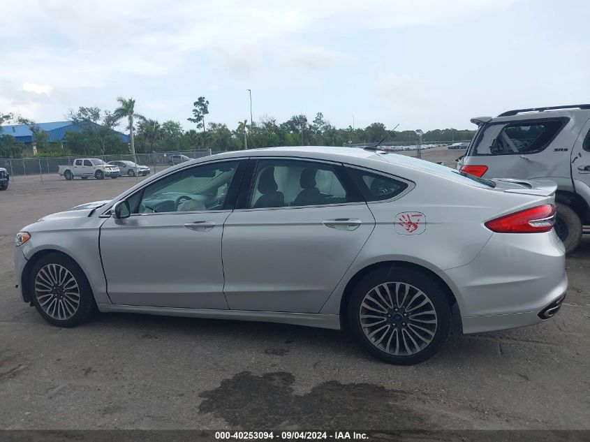 2018 Ford Fusion Titanium VIN: 3FA6P0D91JR132092 Lot: 40253094