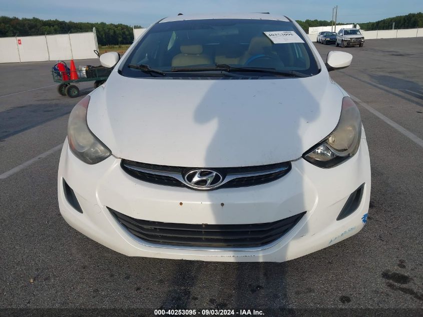 2011 Hyundai Elantra Gls VIN: 5NPDH4AE8BH031661 Lot: 40253095