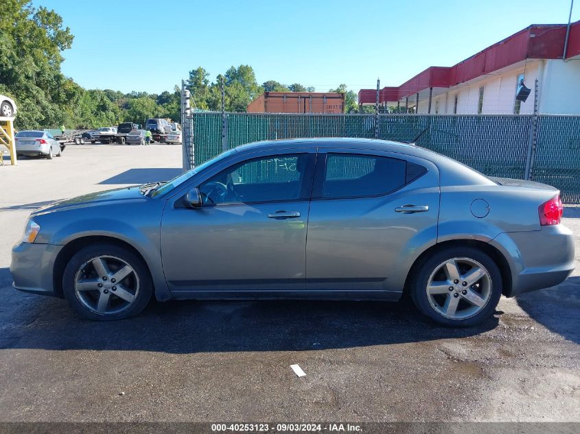 2013 Dodge Avenger Sxt VIN: 1C3CDZCG3DN544875 Lot: 40253123