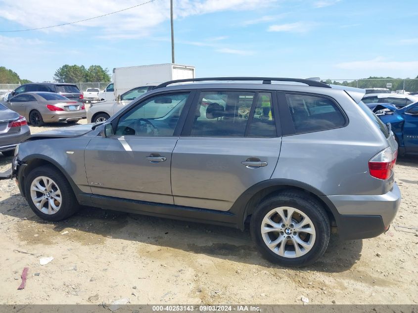 2009 BMW X3 xDrive30I VIN: WBXPC93469WJ24604 Lot: 40253143