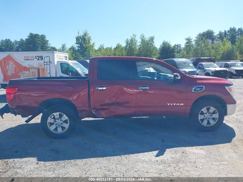 2017 Nissan Titan Sv VIN: 1N6AA1EJ1HN541143 Lot: 40253151